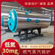 0.3吨天然气蒸汽锅炉银晨锅炉售后
