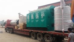 山东4900kw液化气热水锅炉